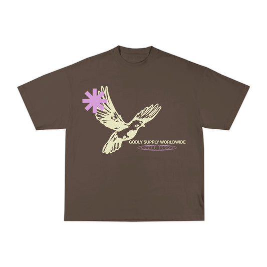 Dove Short Sleeve T-Shirt (Brown)